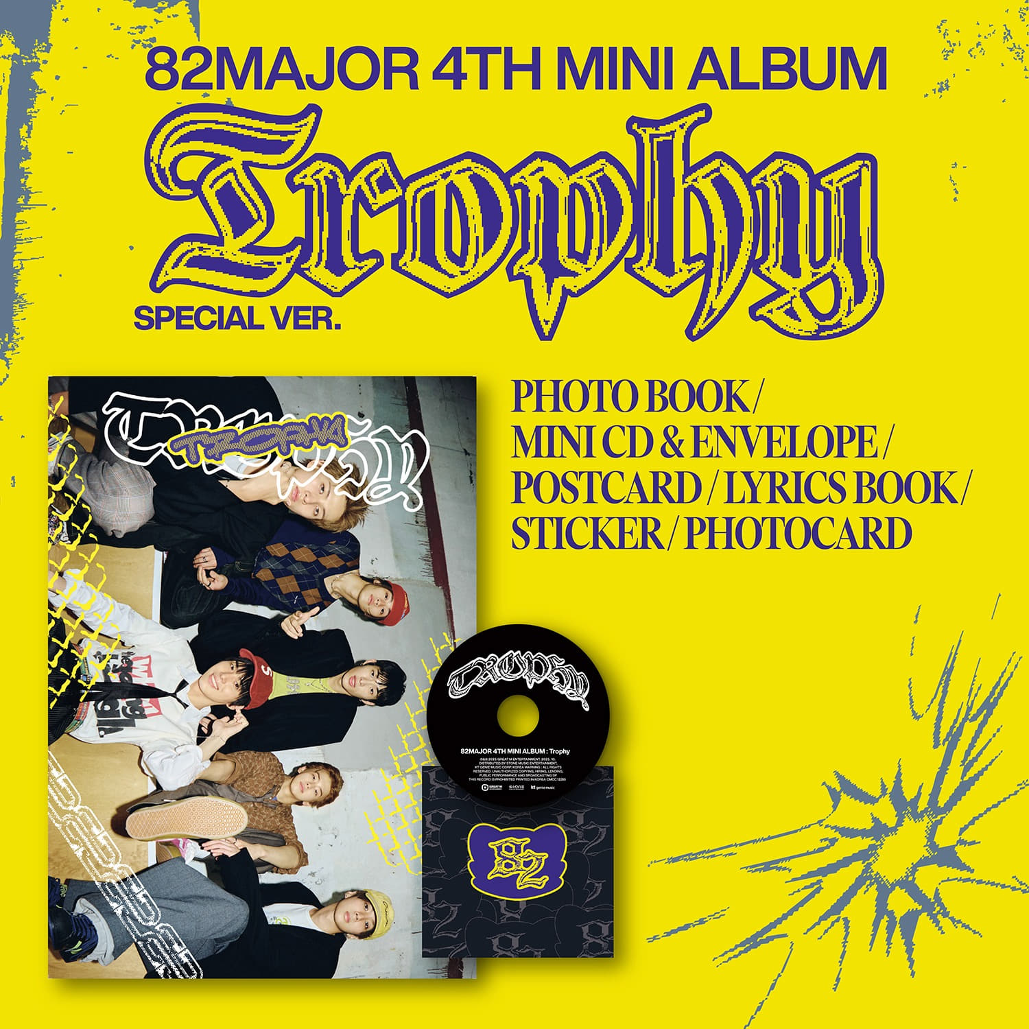 

(Special ver.) 82MAJOR [Trophy] 4th Mini Album Special ver.