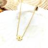 Rose Gold Minimalist Daisy Pendant Necklace - Delicate Flower Design for Women