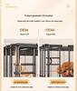 Foldable Metal Dog & Cat Cage for Home, Indoor/Outdoor, Car or Rescue Use