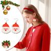 1Pair Christmas Tree Christmas Earring Handmade Sew Xmas  Eardrop Santa Claus  Earrings  Women