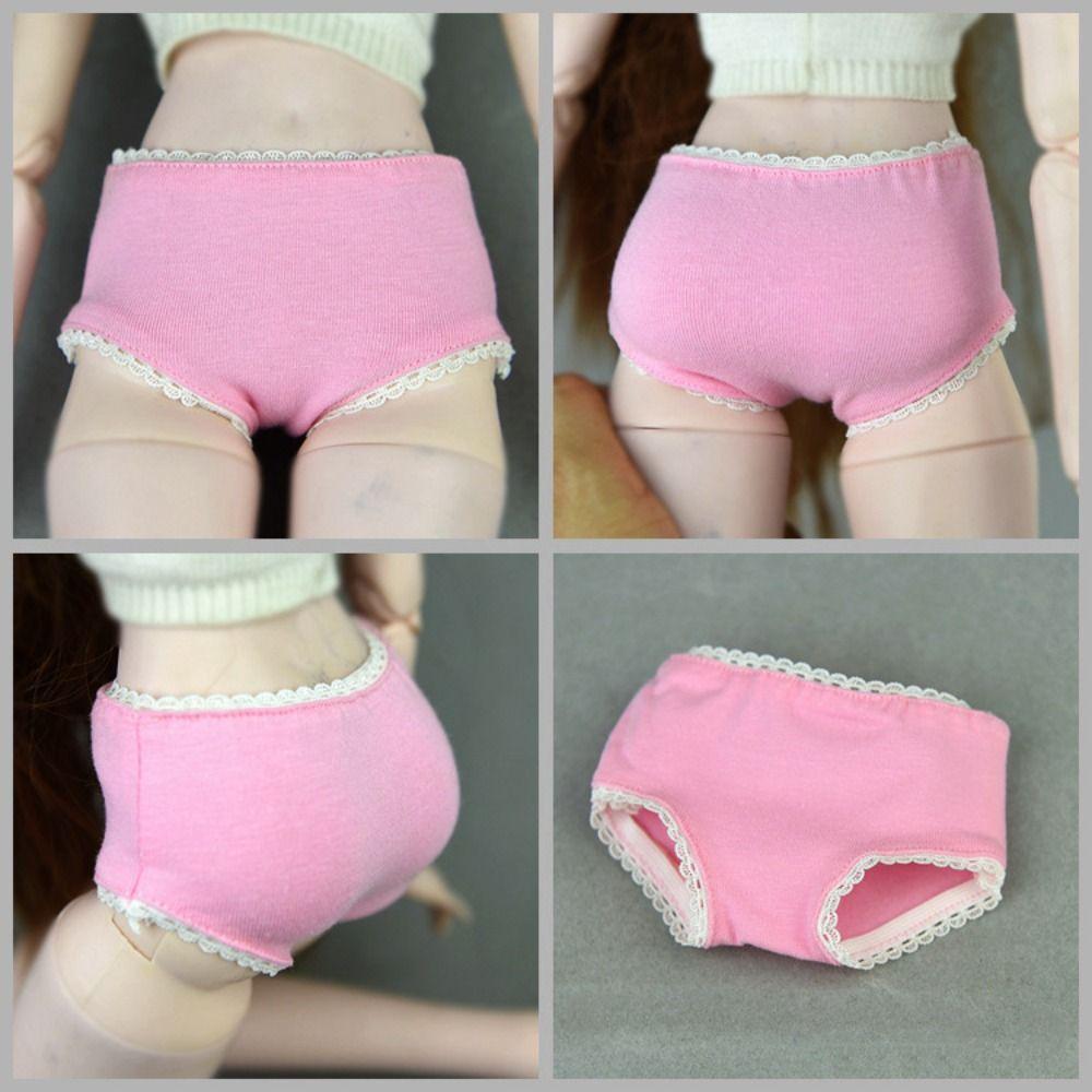 DIY Spitze Baumwolle Unterwäsche Niedliche Puppenkleidung Accessoires Slips Unterwäsche 1/3 BJD Puppe/60cm Puppe