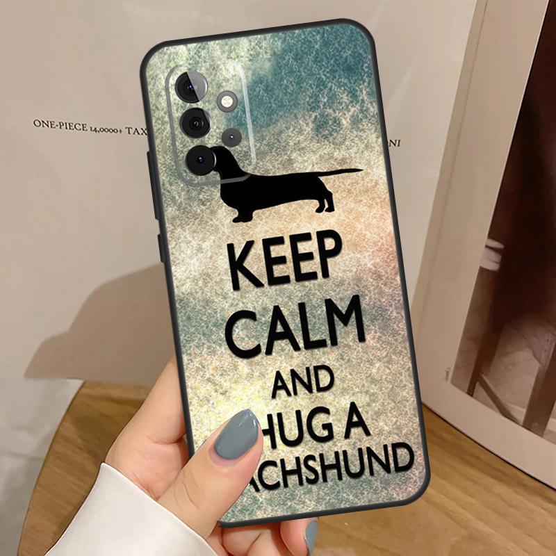 Sausage Dog Dachshund Quotes Case For Samsung Galaxy A55 A35 A15 A14 A34 A54 A53 A33 A23 A13 A12 A32 A52 A51 A71 Cover