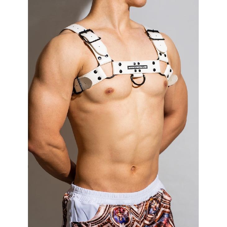 Schultergurt Leder PU verstellbar Sex dekorative Brustgurt Erotik Requisiten Muskel männliche Schlinge Homosexuell Unterhemd Harness