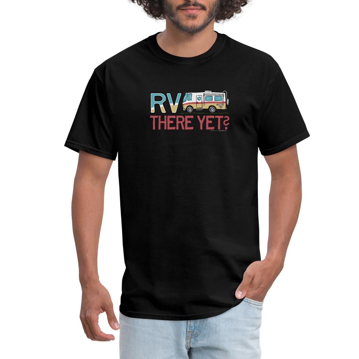 RV There Yet Camping Men s T-Shirt L
