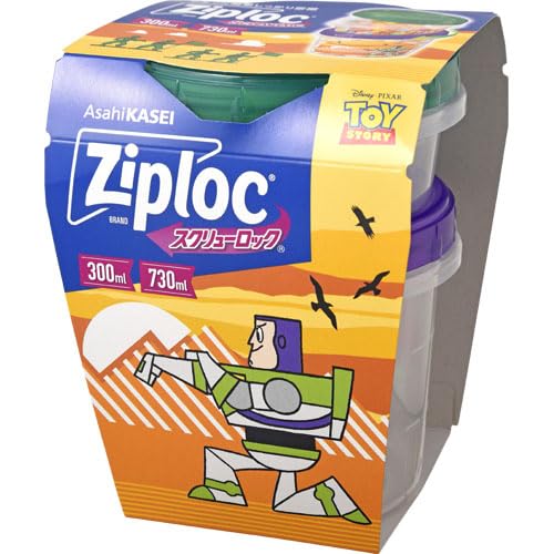 

Asahi Kasei Ziploc Screwlock Toy Story 300&730ml