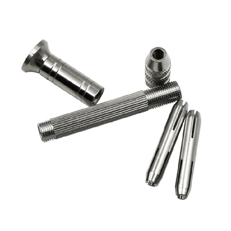 Hand Drill Rotary Tool Manual Twist Drill Bit Aluminum Hand Drill for Jewelry Craft Watchmaker Pin Woodworking