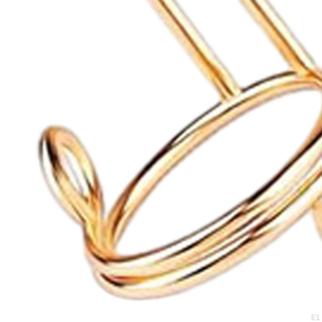 10 Pack Nail Rings for Acrylic Nails, No Required, Adjustable Size Women