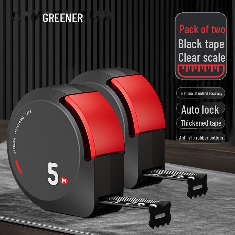 

Износостойкая высокоточная рулетка Green Forest - 3 м/5 м Mini, с защитой от порезов Two pieces, 5M*19mm