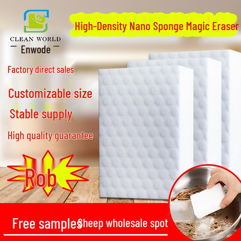 High-Density Nano Magic Eraser Sponge for Kitchen & Car Cleaning