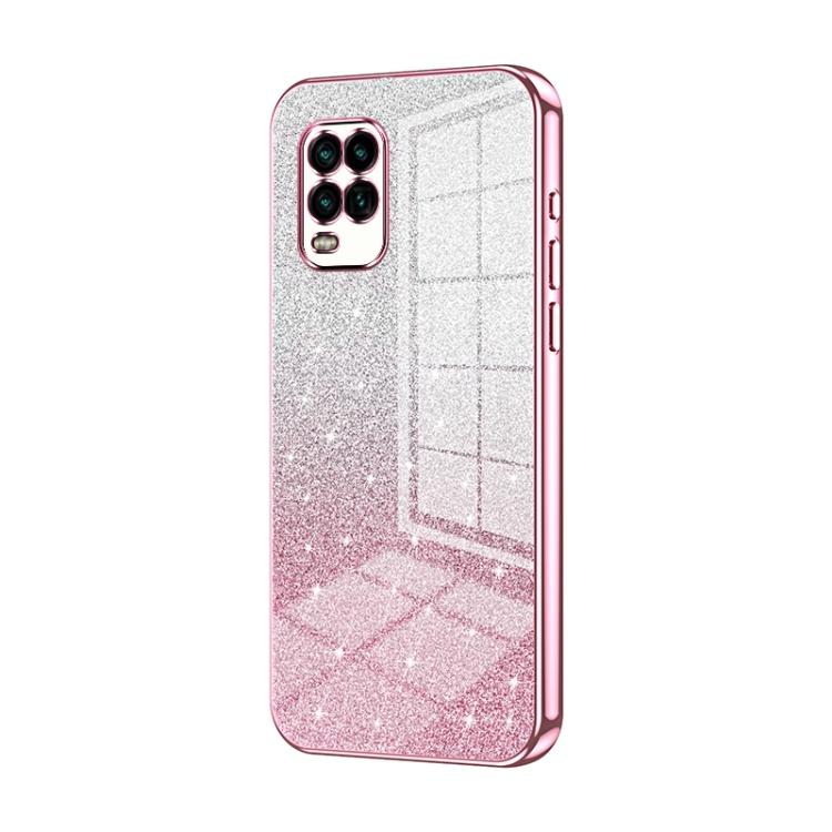 Gradient Glitter Powder Electroplated Phone Case