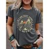 Women's Fashion Casual Summer Spring Short Sleeve O-Neck Blouses & Shirts