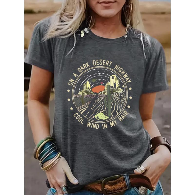 Women's Fashion Casual Summer Spring Short Sleeve O-Neck Blouses & Shirts