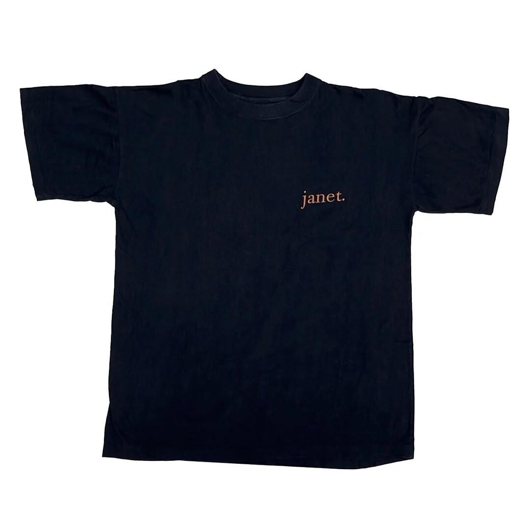 Janet Jackson 1993 90s Vintage World Tour Band Concert Logo Rare Unisex T-Shirt S
