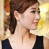 Shell Beads Long Earrings Simulation Freshwater Pearl Ear Hook Exquisite Drop Earrings  Ear Jewelry