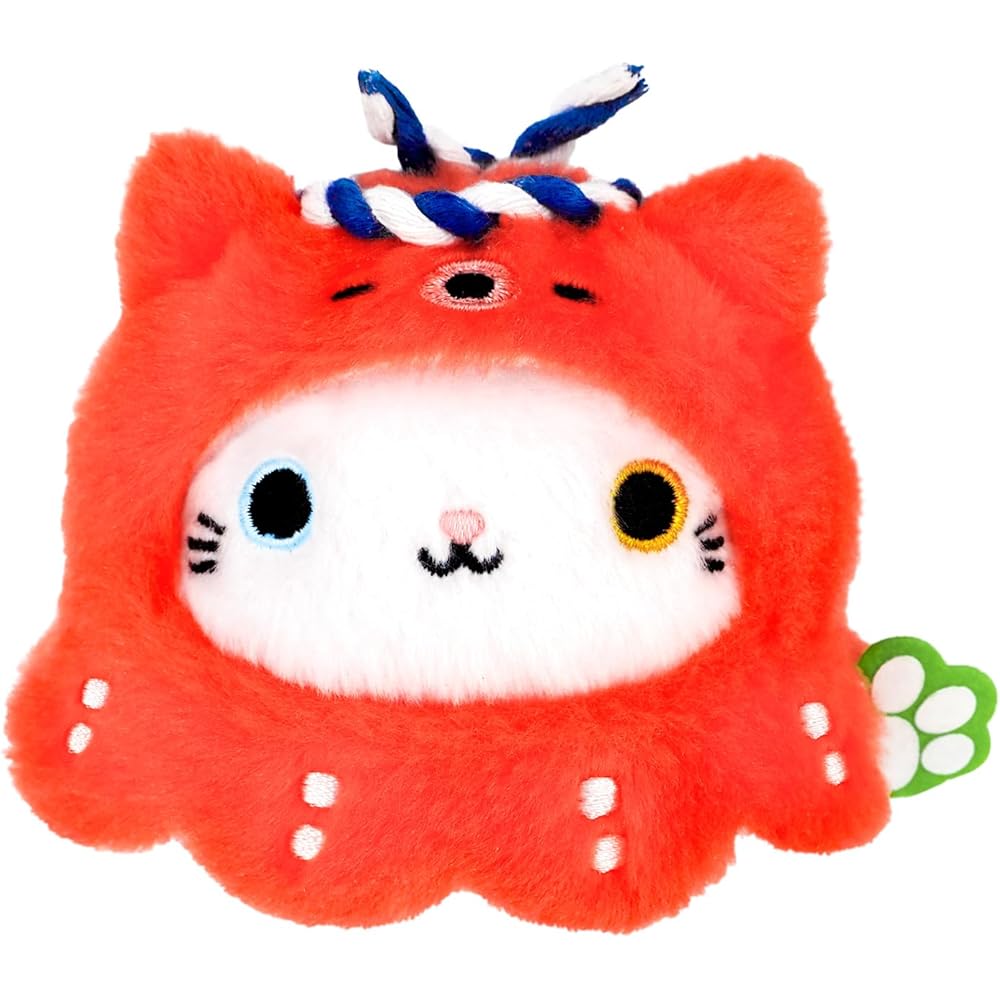 Sanei Boeki Local Dango Octopus Plush Toy Osaka 7.5x7x7cm Soft Stuffed Animal