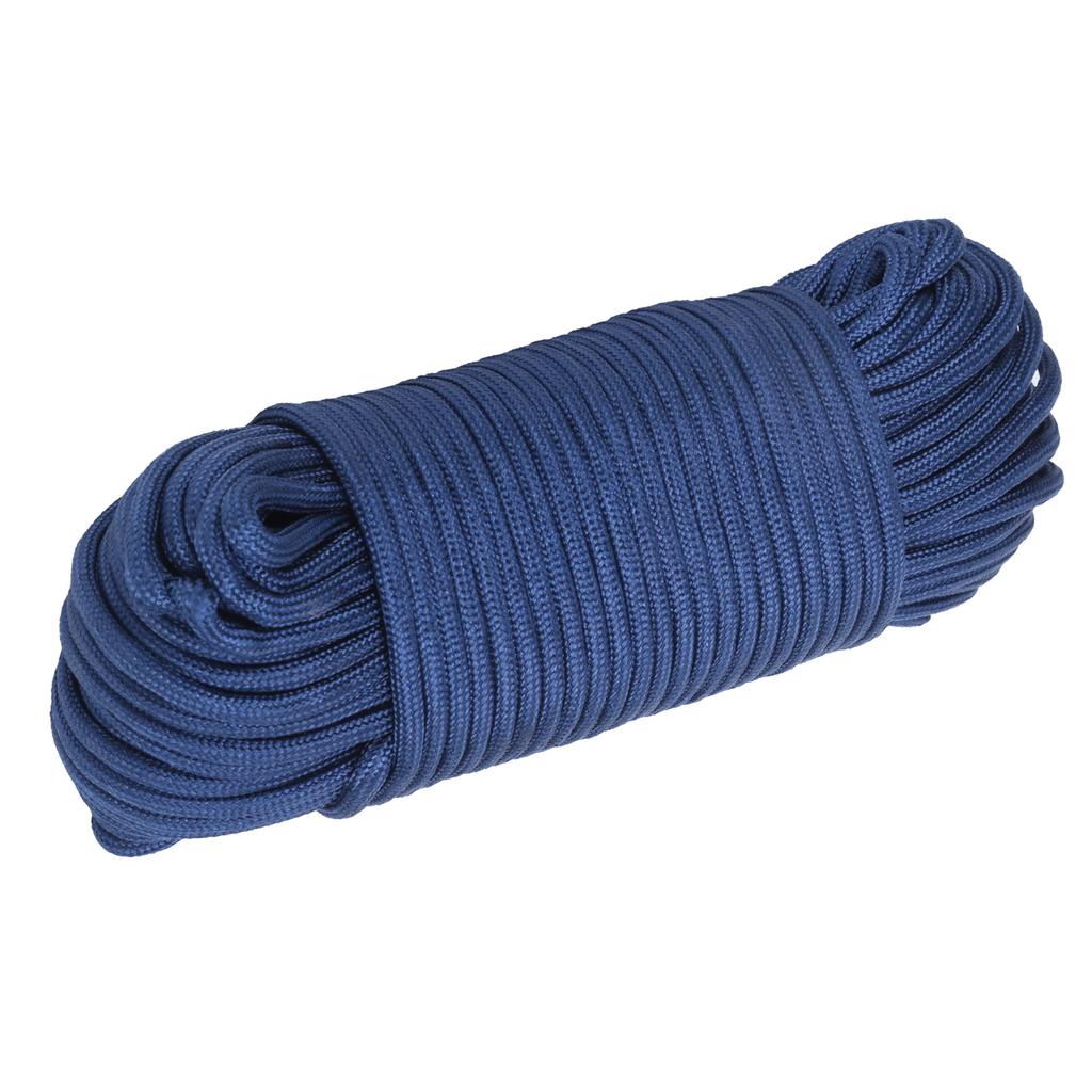 650 Military Specification 10 Core Climbing Rope Outdoor Drying String Rescue RopeNavy Blue