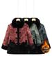 2026 Plus Velvet Thickened Fur Collar Jacket for Middle-aged and Elderly Women: Warm Winter Printed Outerwear