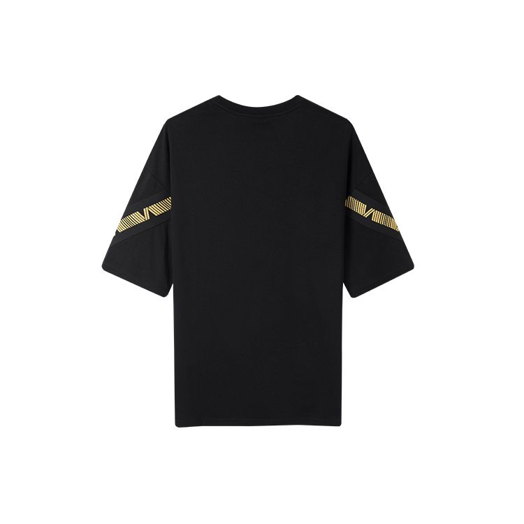 Fila Loose Short Sleeve T-Shirt Unisex Tops Black F11M938126F-BK