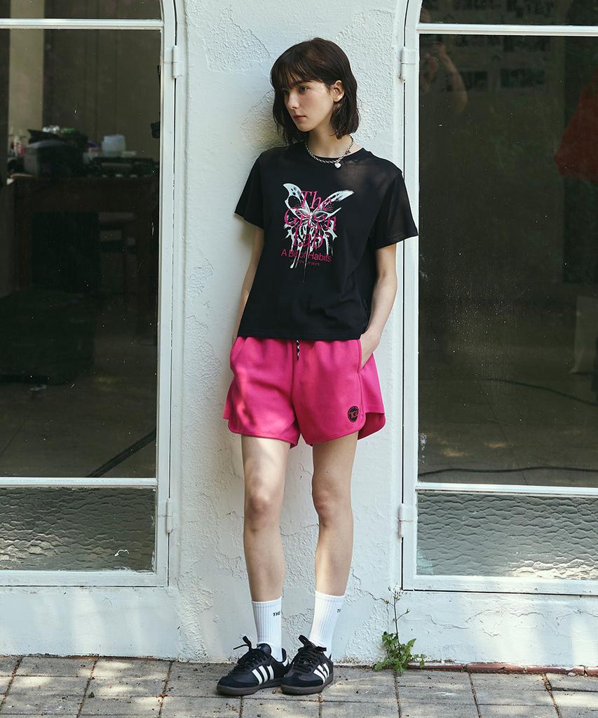 The Green Lab Women'S Recycled Sweat Shorts [Pink]