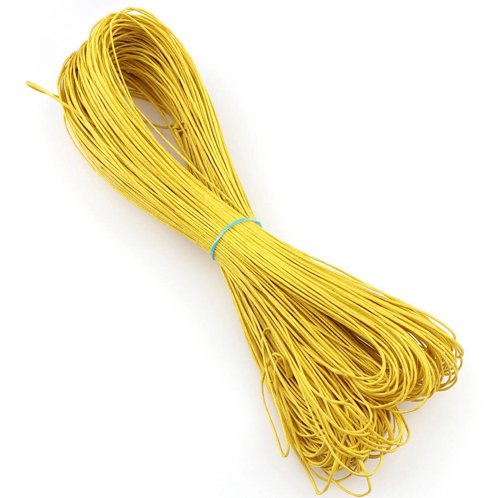 Colorful Korean 1.0mm Wax Cord for Handmade Necklace Weaving and Beading
