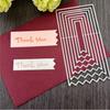Wave Style Frame Cutting Die Metal Cutting Dies Card Scrapbooking Stencil Cut Die for DIY Card Crafts Handmade