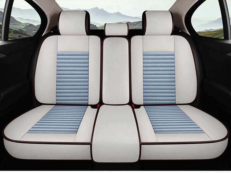 Citroen Car Seat Cushion - Versailles, C5, Elysee, Fukang, C4, Sega, C3-XR - Linen Seat Cover