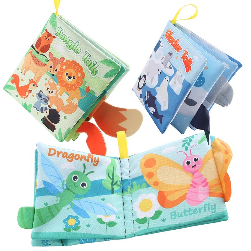 Sea Animals Baby Cloth Book: Tear-Resistant Early Education Toy for Multiple Cognition