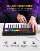 OYAYO MIDI Keyboard with Velocity 8 Backlit Drum 8 OLED and MIDI Support with DAW Music Production Software 25-Key Sensitivity, Pads, Knobs, Display,