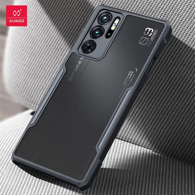 

For ZTE nubia RedMagic 9 9S Pro Plus Pro+ Case XUNDD Airbag Shockproof Bumper Protective Cases Transparent Phone Cover Luxury Casing For RedMagic 9S Pro чёрный