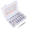 580Pcs Screws Nuts Washers Kit 304 Stainless Steel Cylindrical Head Hex Socket Screws for Home