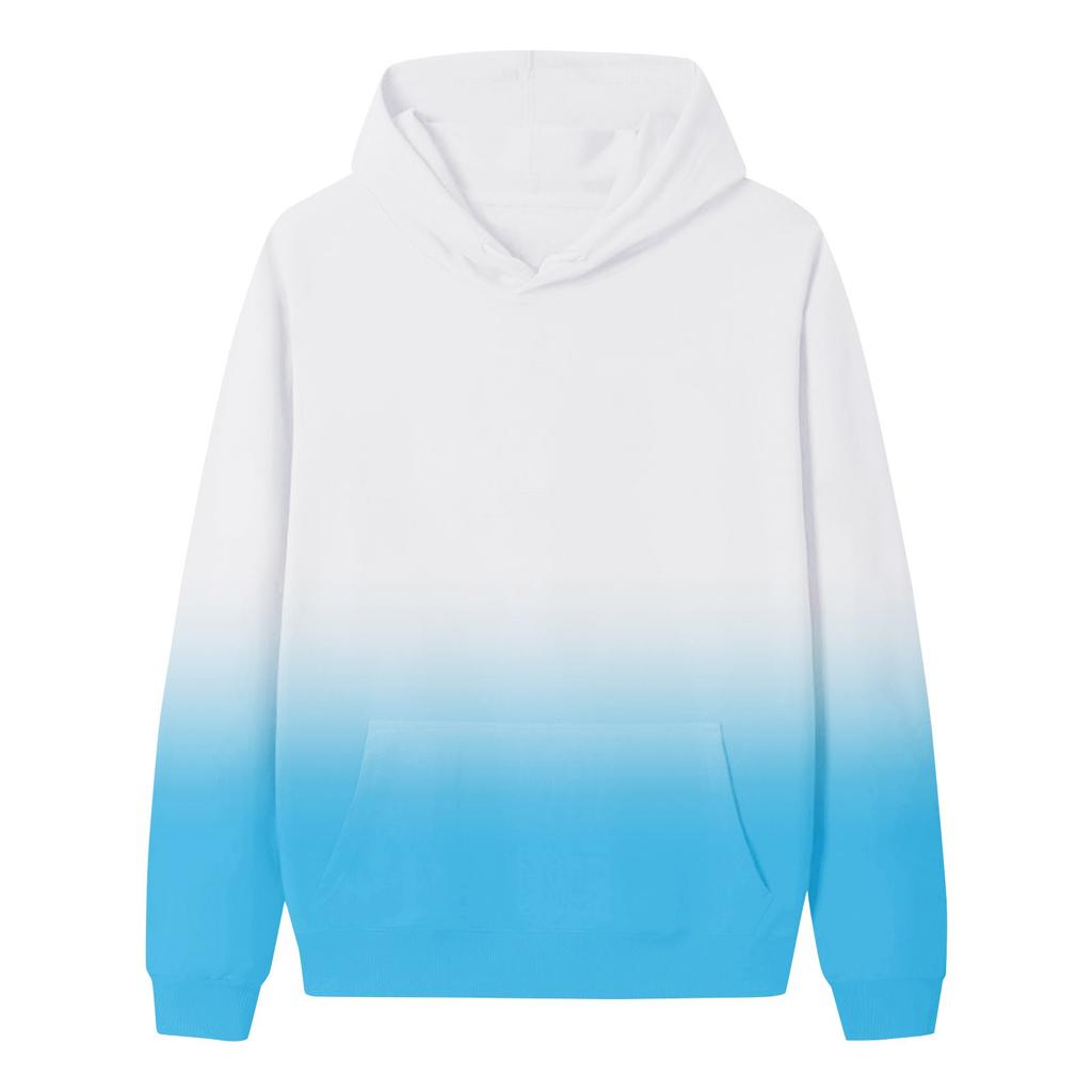 Dámský ležérní módní potisk Pohodlný svetr s dlouhým rukávem a kapucí