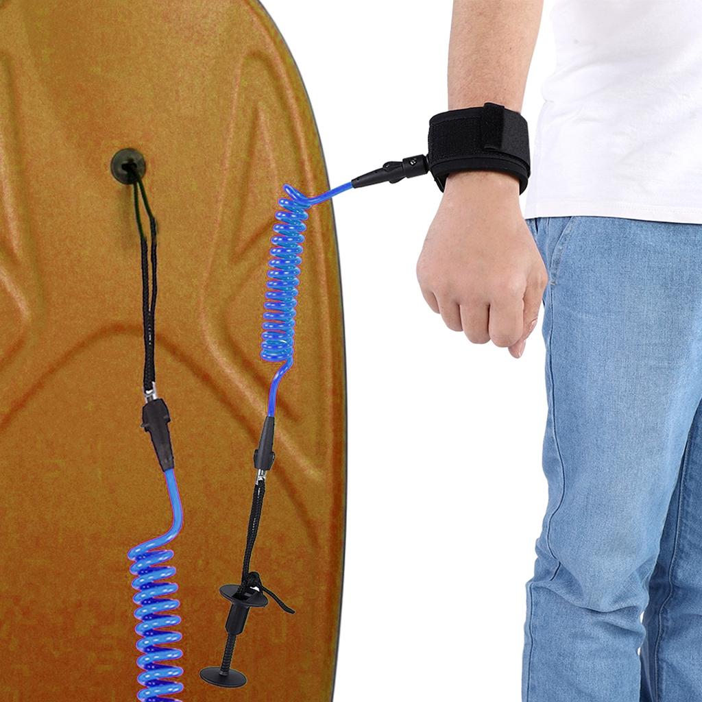 5.5mm 4 Feet Paddle Board Wrist Strap Elastic TPU Wrist Surf Leash Stand Up Paddle Leash for Surfboard