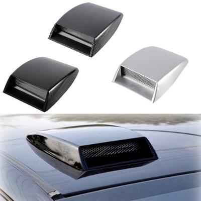 Car Hood Air Inlet Decoration Air Flow Intake Hood Scoop Bonnet Vent Sticker Cover Hood Universal Car Decorative 1pc