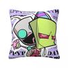 Pillow Cover Invaders Zims Retrro Cartoon Printed Cushion Cover Morden Pillow Case For Sofa Home Decorative Pillowcases