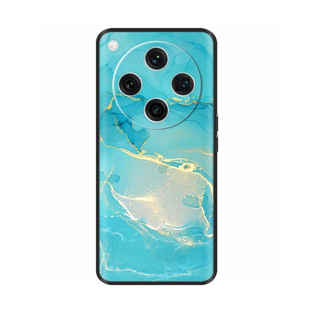 Painted Cover For Oppo Find X8 Pro Soft Black Silicon Back Cover Cases For Oppo Find X8 Findx8 Pro Shockproof Shell Cases Bumper