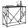 VidaXL Table console noir 100x40x80 cm bois d'ingénierie 834115