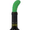 Funny Cucumber Silicone Wine Stopper Reusable Pickle Wine Bottle Stopper Kitchen Bottle Covers for Beer Drinks JT477