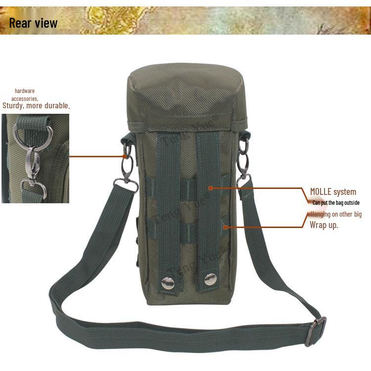 684 Kettle MOLLE Single Shoulder Travel Bag - Mountaineering, Cycling, Sports, and Waist Bag with External Sub Bag