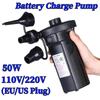 110/220V 50W Electric Storage Air Pump 3 Air Nozzles Mini Rechargeable Air Pump Tire Bicycle Motorcycle Pump (EU/US
