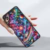 Universe Starry Sky Moon Phone Case for Samsung Galaxy A56 A36 A26 A16 A34 A24 A42 A22 A20 A12 A40 A30 A10 Soft TPU Cover Shell
