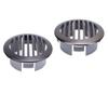 4Pcs 3in/76mm RV Air Louver Ceiling Vent 316 Stainless Steel Boat Ventilation Cover Round Air Vent L