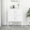 Highboard White 80 x 35 x 100 cm Steel