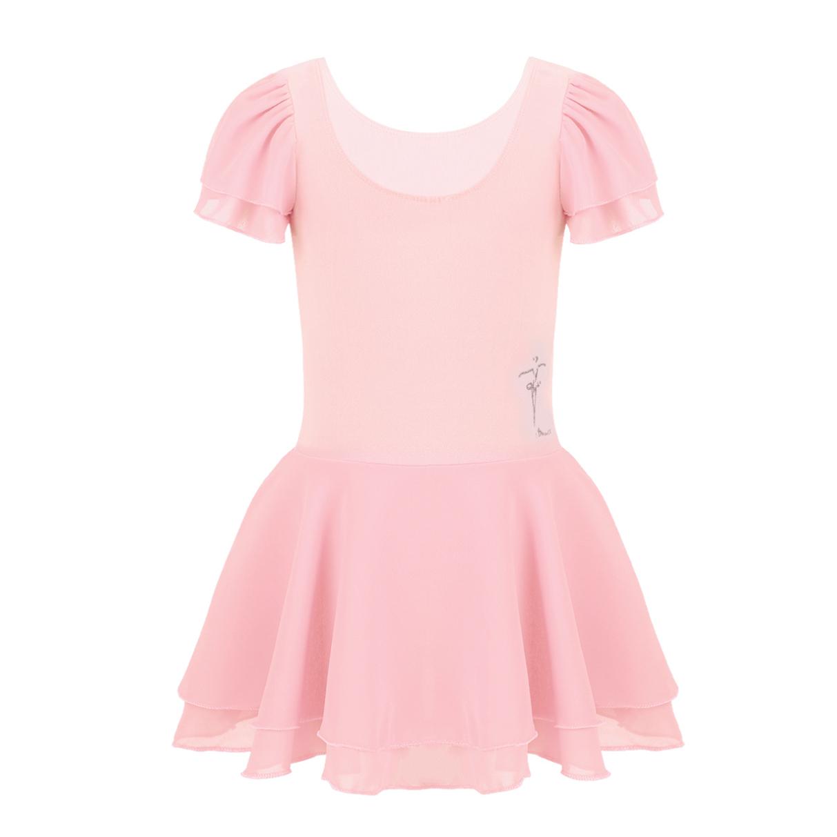 

Діти, дівчата, купальник, балет, танцювальний одяг, сукня-пачка, спідниця, гімнастичний сценічний костюм 3-4 Years рожевий