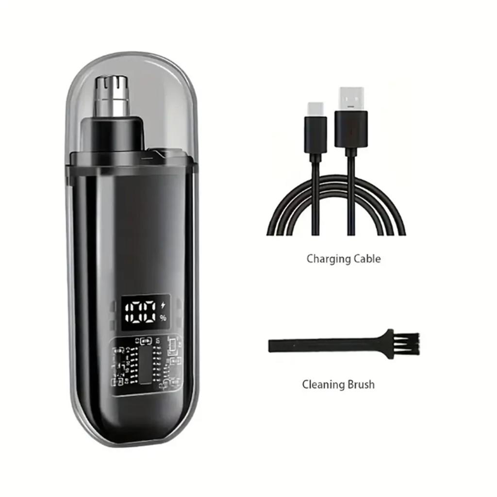 Zastřihovač chloupků v nose pro muže Přenosný Mini Odstraňovač chloupků v nose USB Dobíjecí Zastřihovač pro nos a uši Elektrický Zastřihovač chloupků v nose