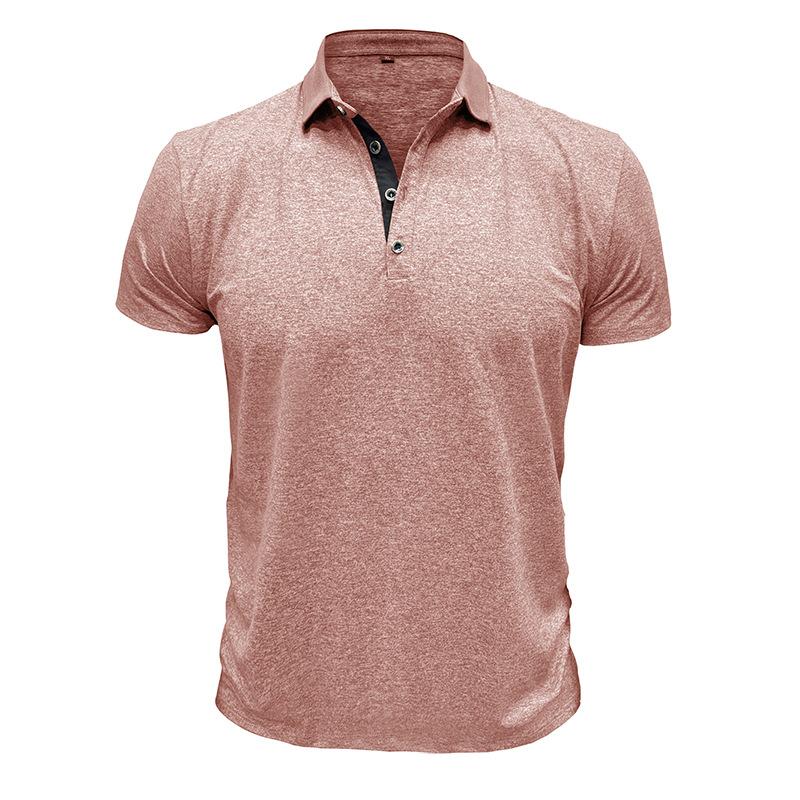 Men's Summer Fit Polo Shirts Short Sleeve Casual Workout Running Athletic Collared Shirts Outdoor Sports Golf T-Shirts Moisture-Wicking Tennis Shirts