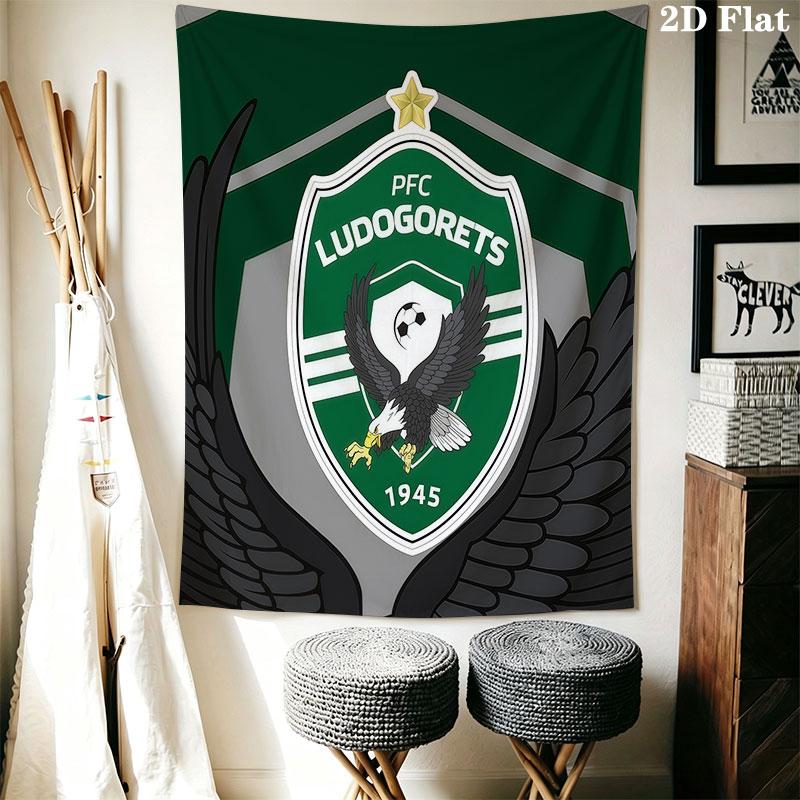 PFC Ludogorets Razgrad Wall Hanging Printed Fabric Blanket Decorative Tapestries for Bedroom Living Room Home Decor