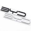 3D Metall Aufkleber Auto Seite Kotflügel Hinten Stamm Tür Emblem Stoßstange Schwanz Abzeichen Aufkleber Für BYD M6 G3 G5 T3 f3 F0 S6 S7 E5 E6 Styling