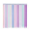 2Pcs/set 35cm 2.0-12mm Single Pointed Knitting Needles Pins Straight Aluminum DIY Weaving Tool Long Sweater Scarf Needle