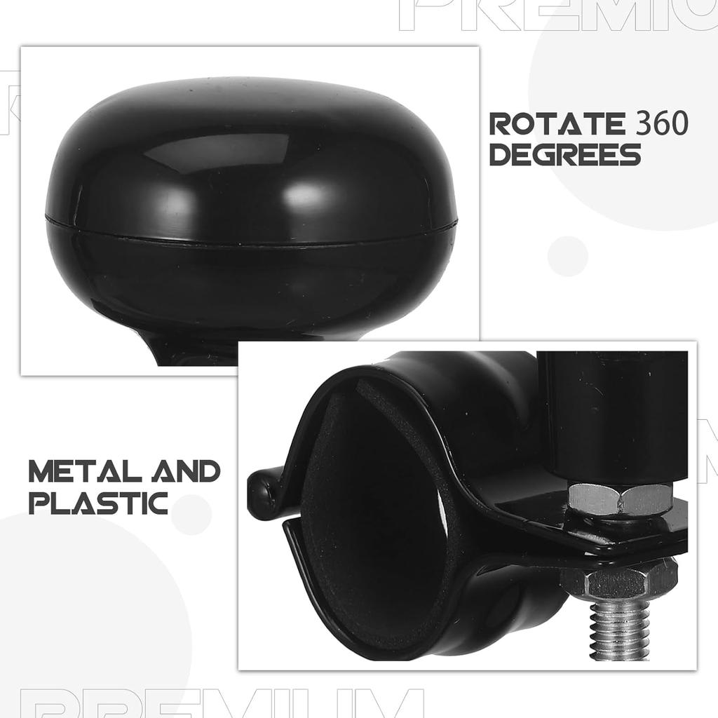 WINOMO Steering Wheel Spinner Black Steering Wheel knob Auxiliary Booster Aid Control Handle Ball