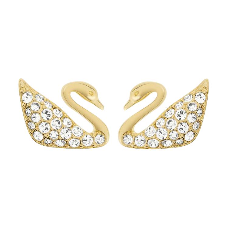Swarovski Logo Gold Plated Earrings Women earrings 5083132 F,Gold